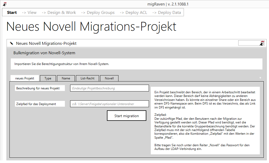 Novell-Migration